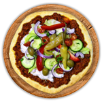 Turkish Delight Pizza 