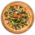 Vegetarian Hot Pizza 